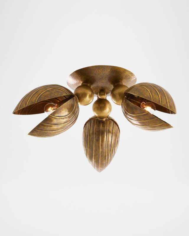 Inessa 24" 3-Light Flush Mount